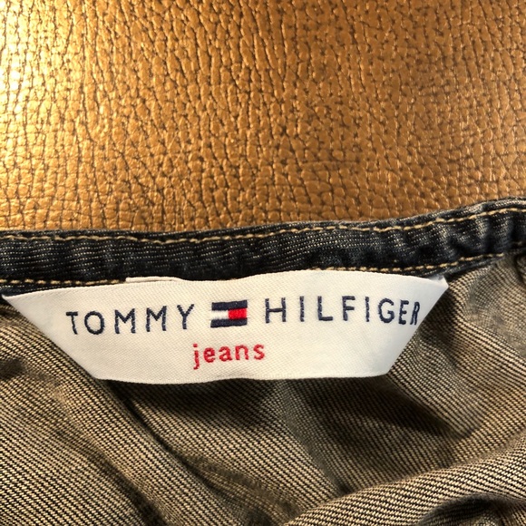 Halter denim pencil mini dress retro Tommy jeans - Picture 5 of 5